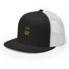 Two-Tone, B/W Trucker Hat x DeLaSoulArt Apparel© (De La Soul Child's Signature and Halo Logo, One Size Fits Most) - Image 3